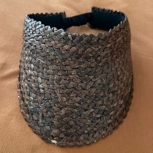 Fashion Nova Dark Brown Woven Hat